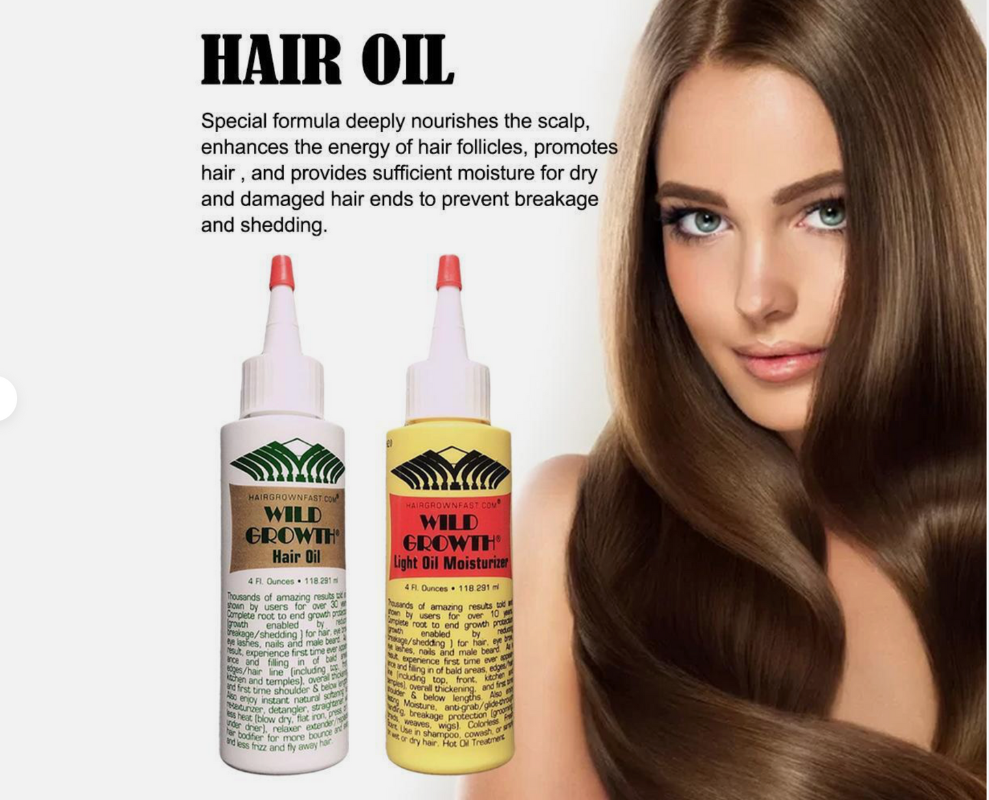 Wild Growth Hair Oil 4 Oz by WILD GROWTH CO. [Beauty]