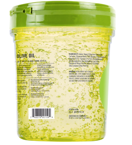 Eco Style  Styler Hair Gel, Hydrate and Style, Alcohol-Free, G 900 ml