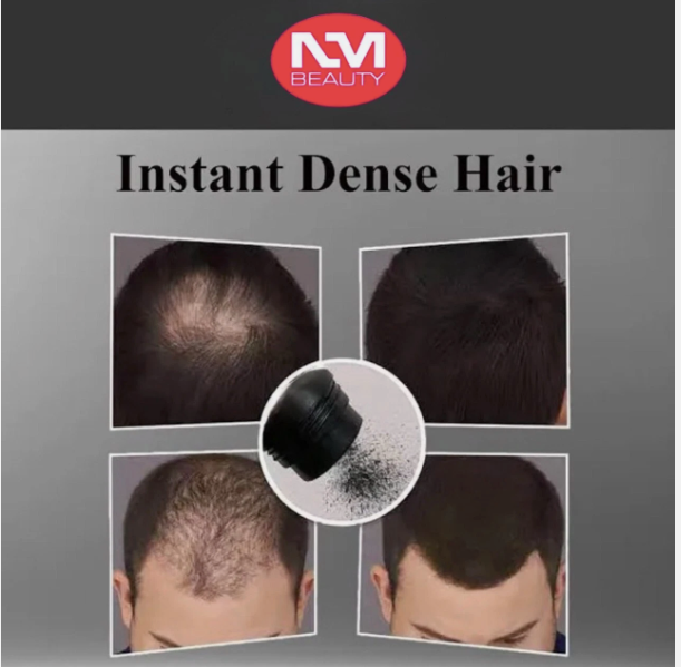 Hair Building Fibers, Hair Powder Spray, Hair Loss Concealer Fiber, Black, NMB