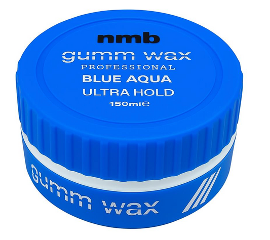 Gumm Wax Hair Styling Wax Blue 150 ml |Strong Hold l | Hair Gel Wax | Ultra Hold | Men & Women Hair Wax | Bubblegum Scent | Maximum Control
