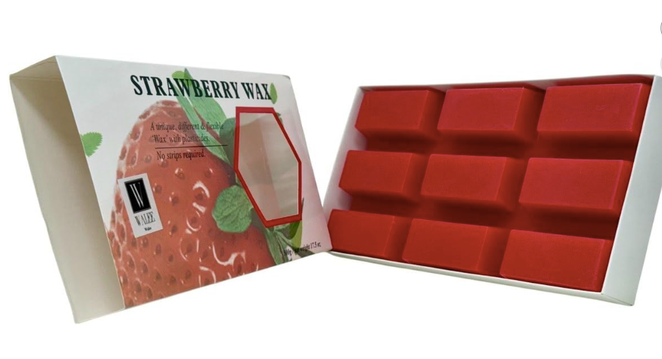 Walee Professional Hot Film Wax Strawberry Blocks – 500g