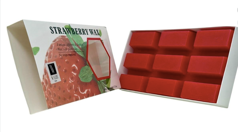 Walee Professional Hot Film Wax Strawberry Blocks – 500g