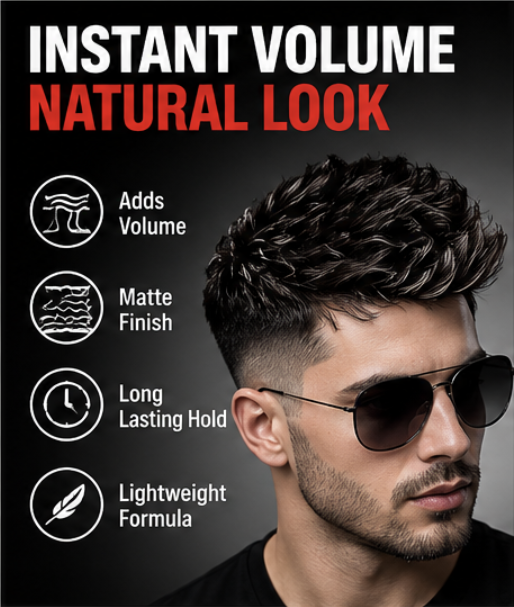 Hairmate Sector Hair Styling Super Powder Extra Strong Hold – Mattifying Hair Volumising Powder for Men, Natural Matte Finish, Instant Texture & Volume, Professional Barber Styling Powder