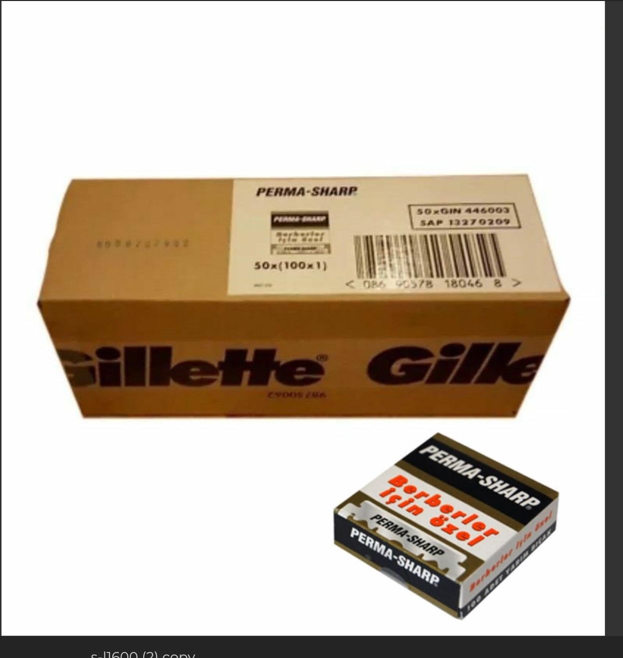 Perma Sharp Single Edge Razor Blades