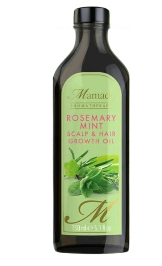 Mamado 100% Pure Rosemary Mint Scalp & Hair Growth Oil – Nourishing Oil for Hair Roots, Restores Damaged Hair Cells, Targets Receding Hairline - Hydrates Hair and Reduces Breakage