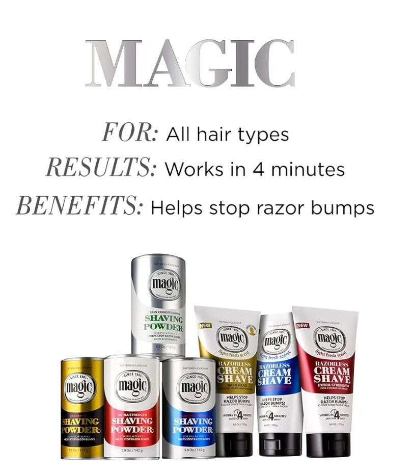 Magic Shave 127 g Skin Conditioning Shaving Powder