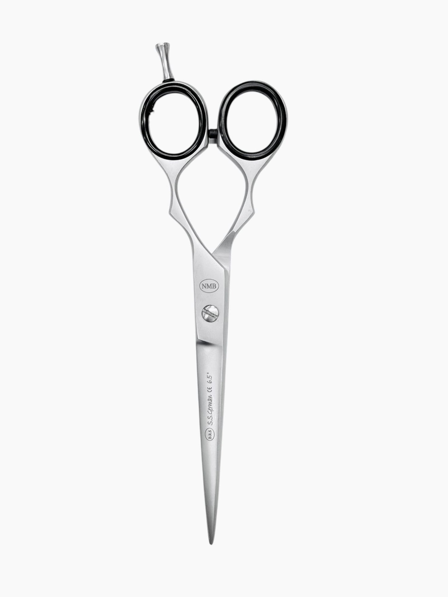 Professional Stainless Steel 8.5" Hair Cutting Barber Scissors with Finger Rest by BRS German