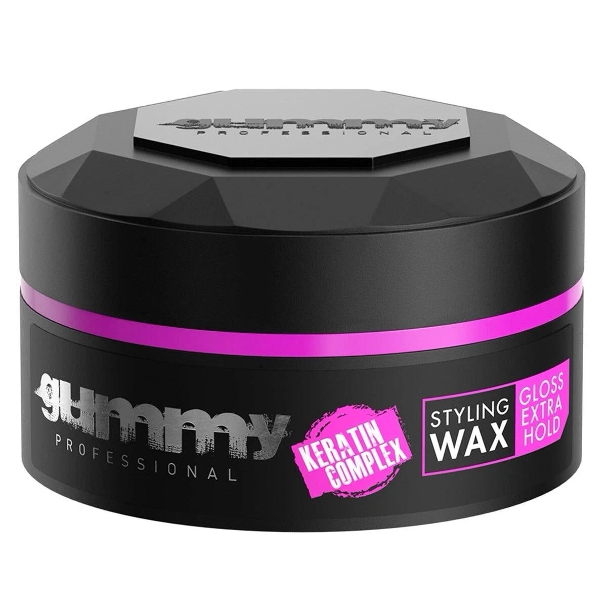 Gummy Professional Styling Wax Extra Gloss – Strong Hold & High-Shine Hair Wax – 150ml