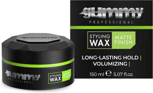 Gummy Professional Styling Wax Matte Finish – Long-Lasting Hold &amp; Volumising Hair Wax – 150ml