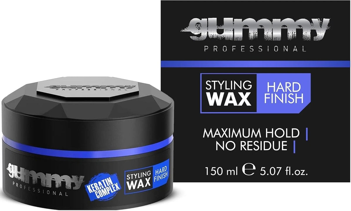 Gummy Professional Styling Wax Hard Finish – Strong, Long-Lasting Hold Hair Wax – 150ml