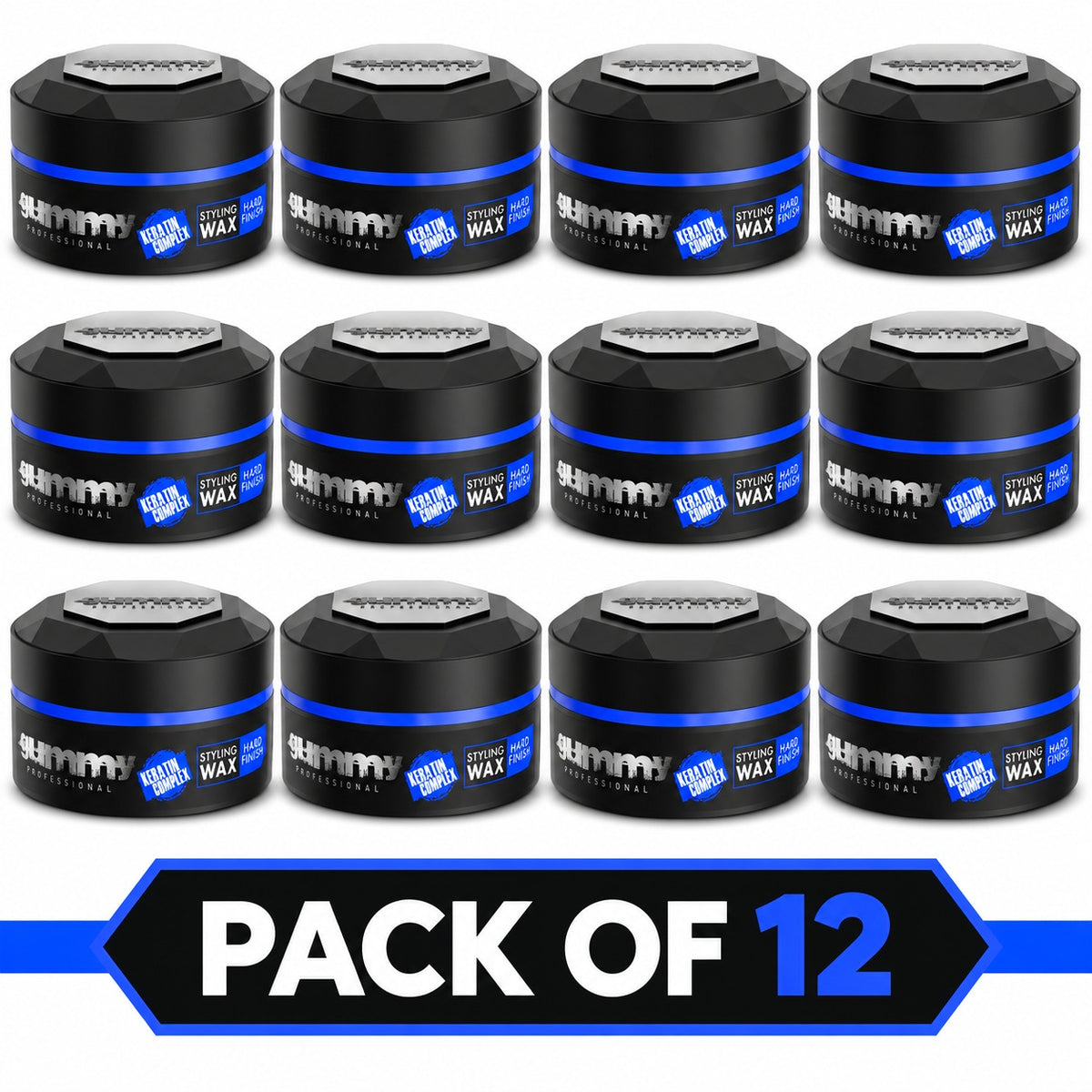 Gummy Professional Styling Wax Hard Finish – Strong, Long-Lasting Hold Hair Wax – 150ml