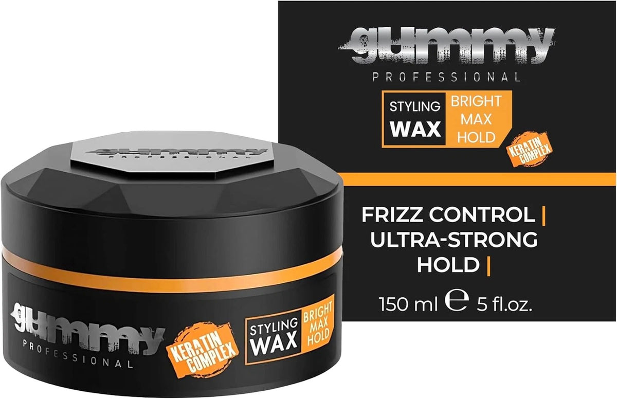 Gummy Professional Styling Wax Bright Finish – Long-Lasting Hold &amp; High-Shine Hair Wax – 150ml