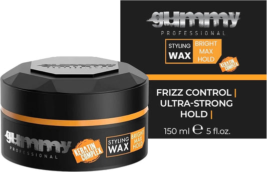 Gummy Professional Styling Wax Bright Finish – Long-Lasting Hold &amp; High-Shine Hair Wax – 150ml