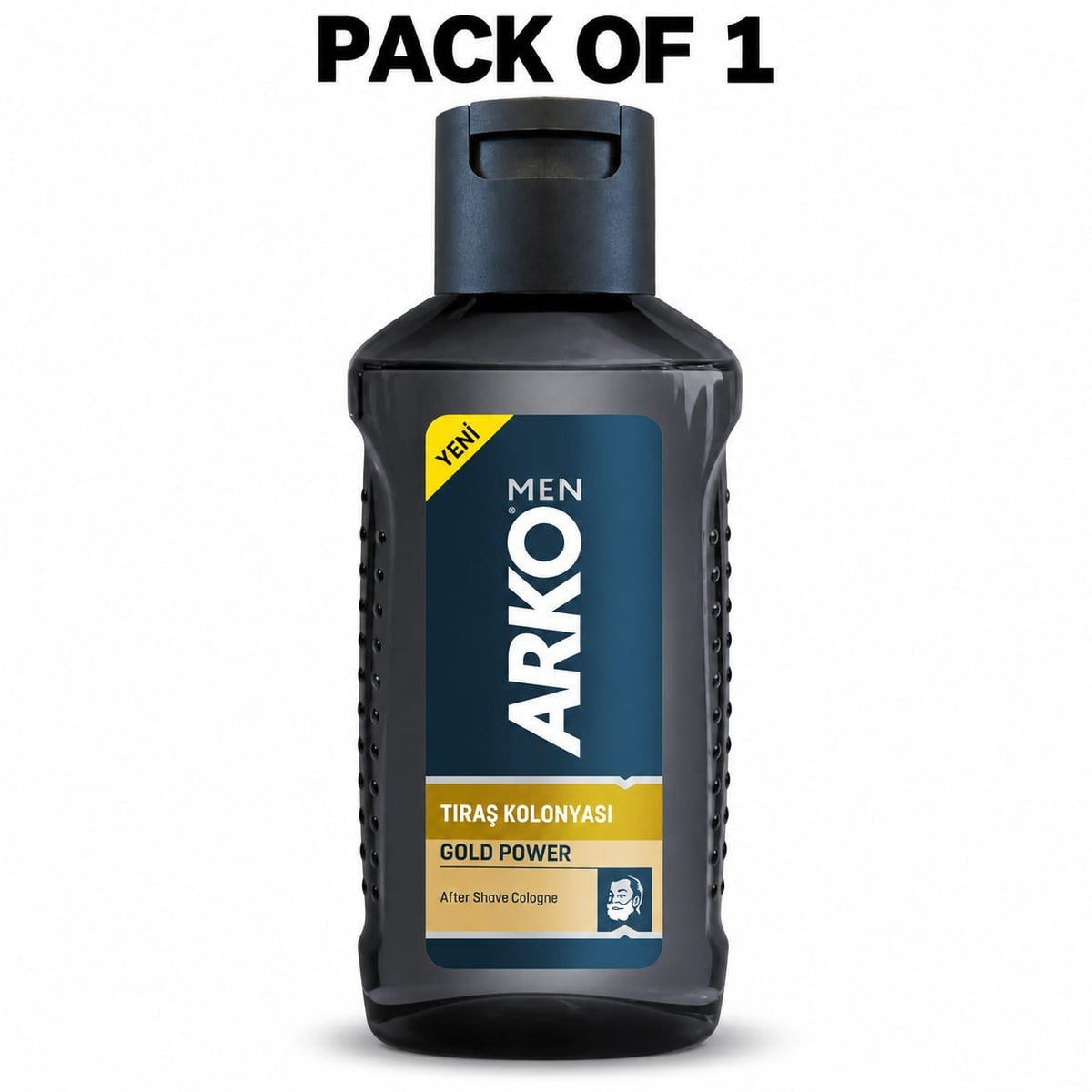 Arko Men Gold Power After Shave Cologne 255ml – Refreshing Post-Shave Fragrance