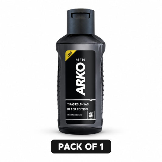 Arko Men Black Edition After Shave Cologne 255ml – Bold Masculine Fragrance