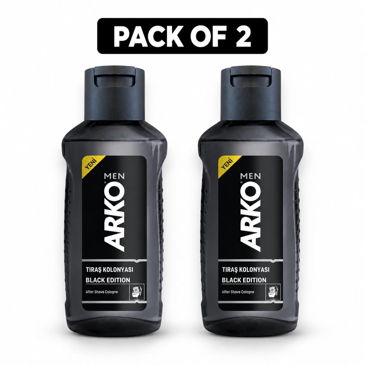 Arko Men Black Edition After Shave Cologne 255ml – Bold Masculine Fragrance