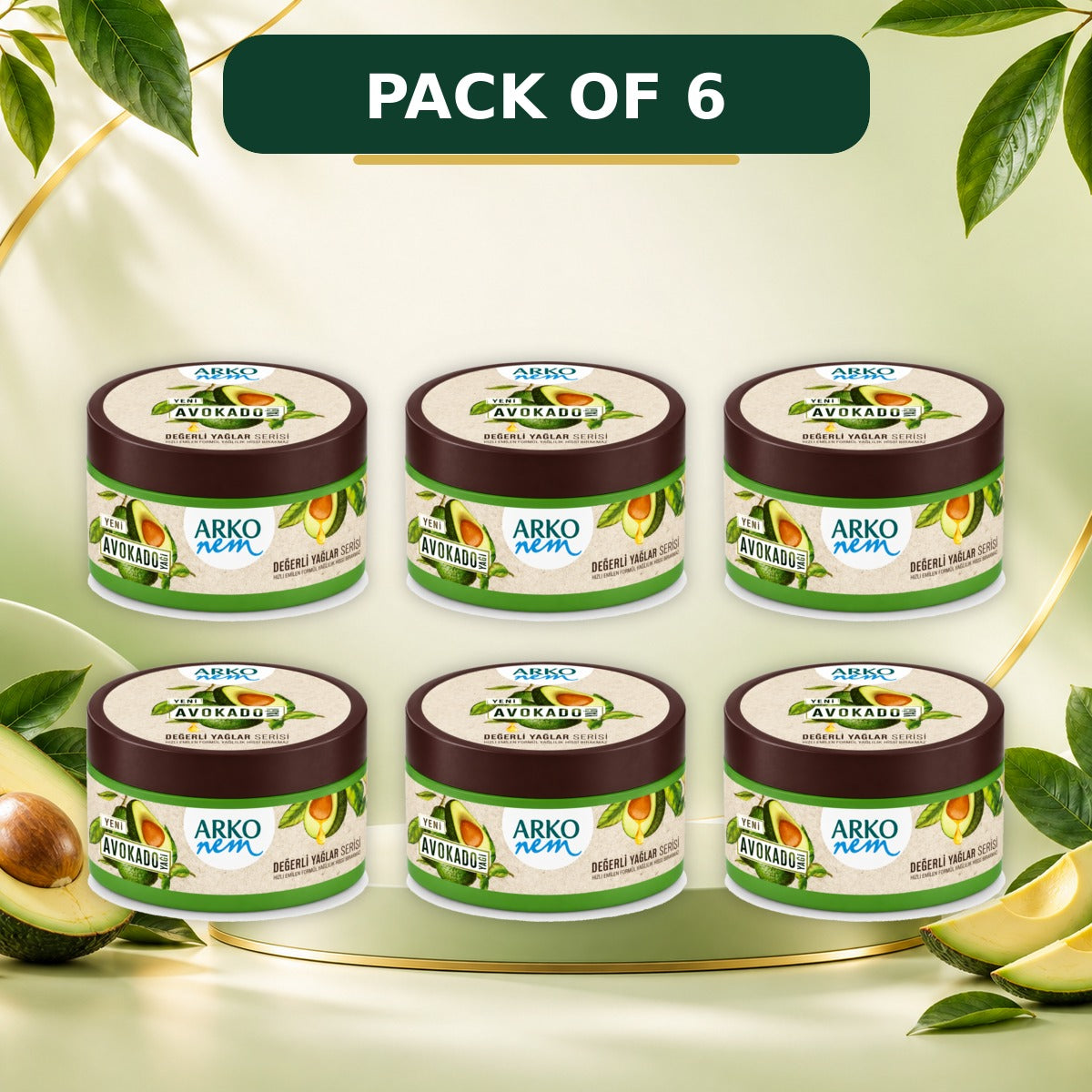 Arko Nem Avocado Oil Moisturising Hand & Body Cream – 250ml