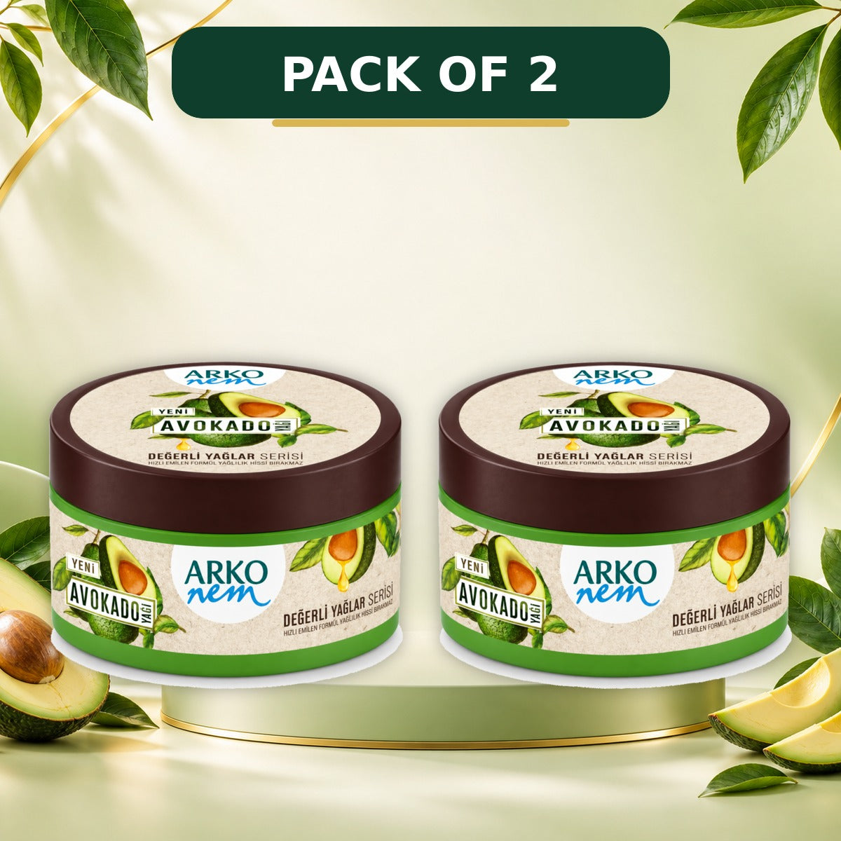 Arko Nem Avocado Oil Moisturising Hand & Body Cream – 250ml