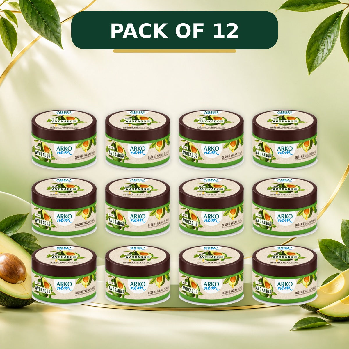 Arko Nem Avocado Oil Moisturising Hand & Body Cream – 250ml