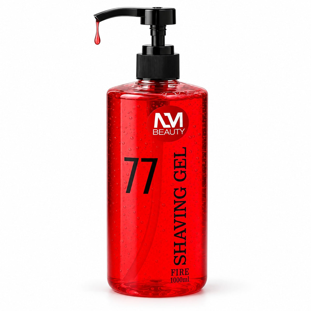 NM Beauty Professional Shaving Gel Fire 1000ml – Transparent Barber Shave Gel