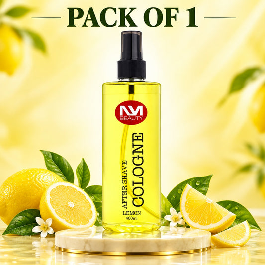 NMB Beauty Lemon After Shave Cologne 400ml – Refreshing Citrus Fragrance