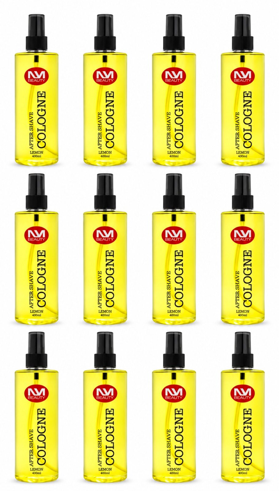 NMB Beauty Lemon After Shave Cologne 400ml – Refreshing Citrus Fragrance
