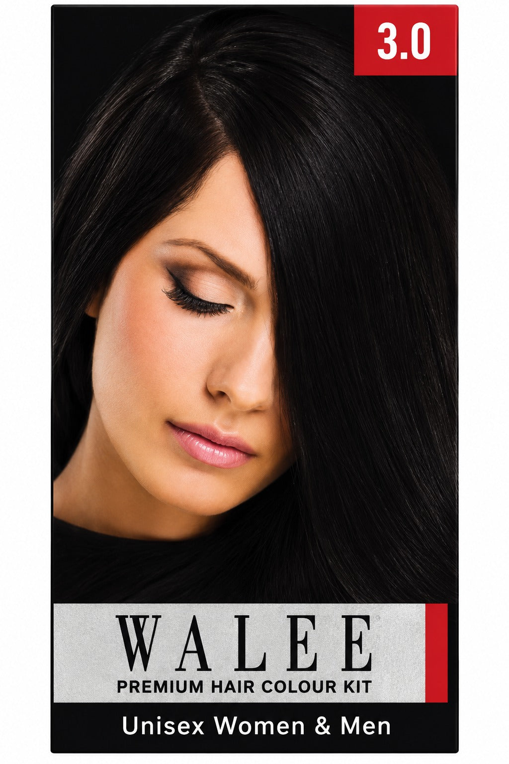 Walee Premium 7-in-1 Ammonia-Free Hair Colour Kit for Women &; Men- Unisex
