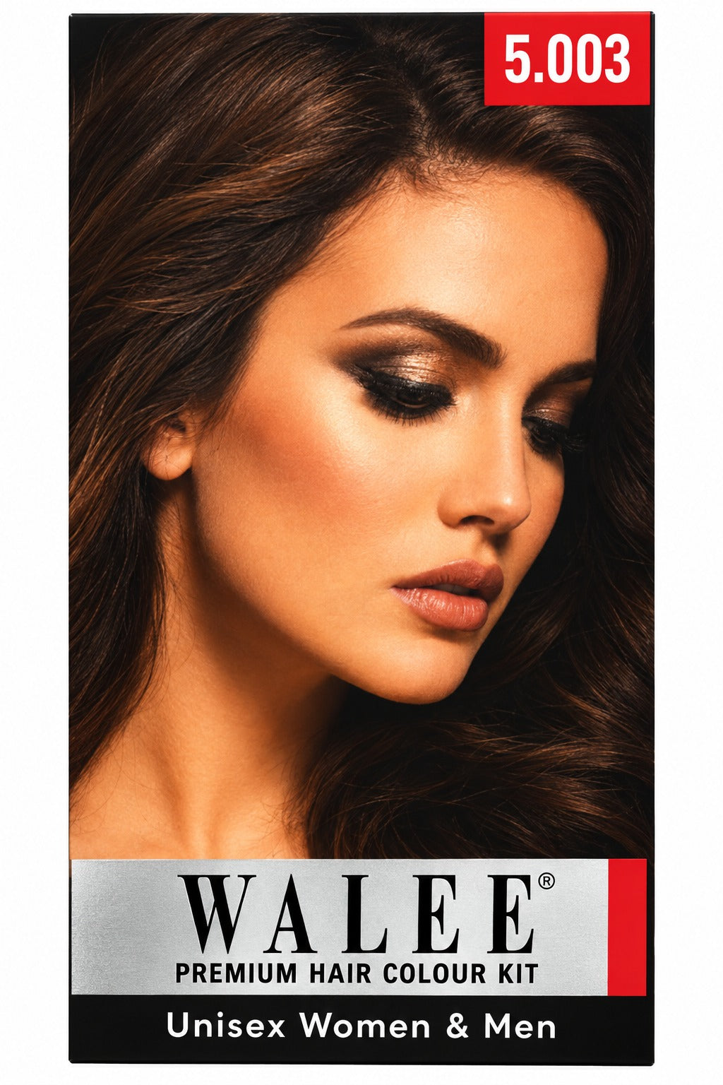 Walee Premium 7-in-1 Ammonia-Free Hair Colour Kit for Women &; Men- Unisex