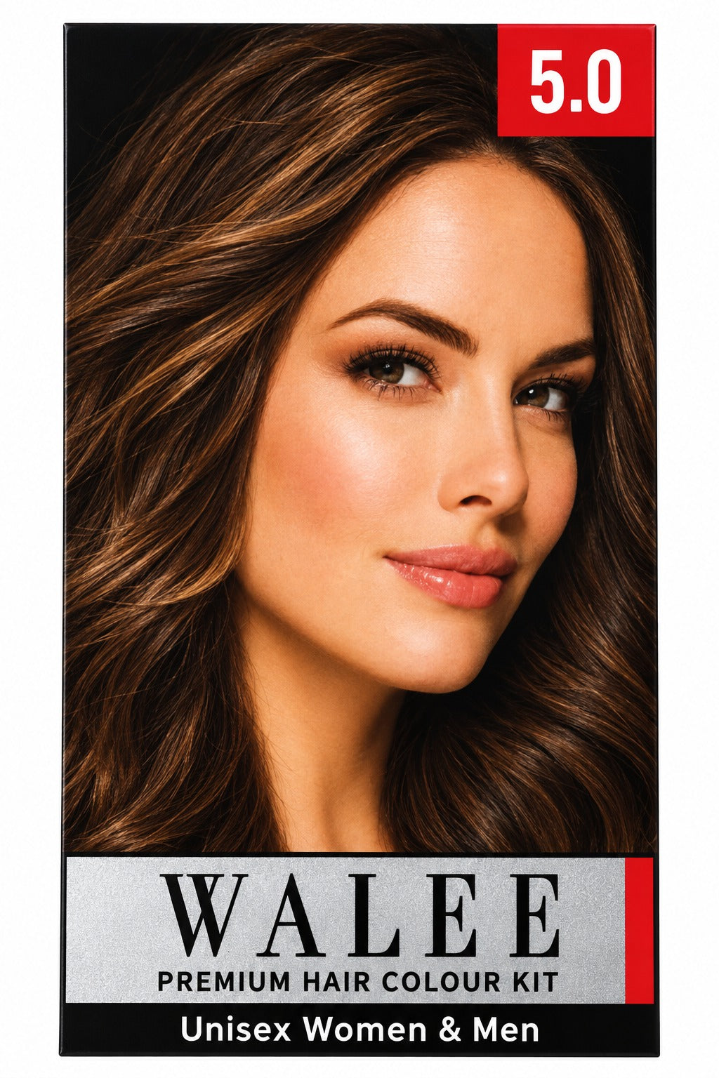 Walee Premium 7-in-1 Ammonia-Free Hair Colour Kit for Women &; Men- Unisex