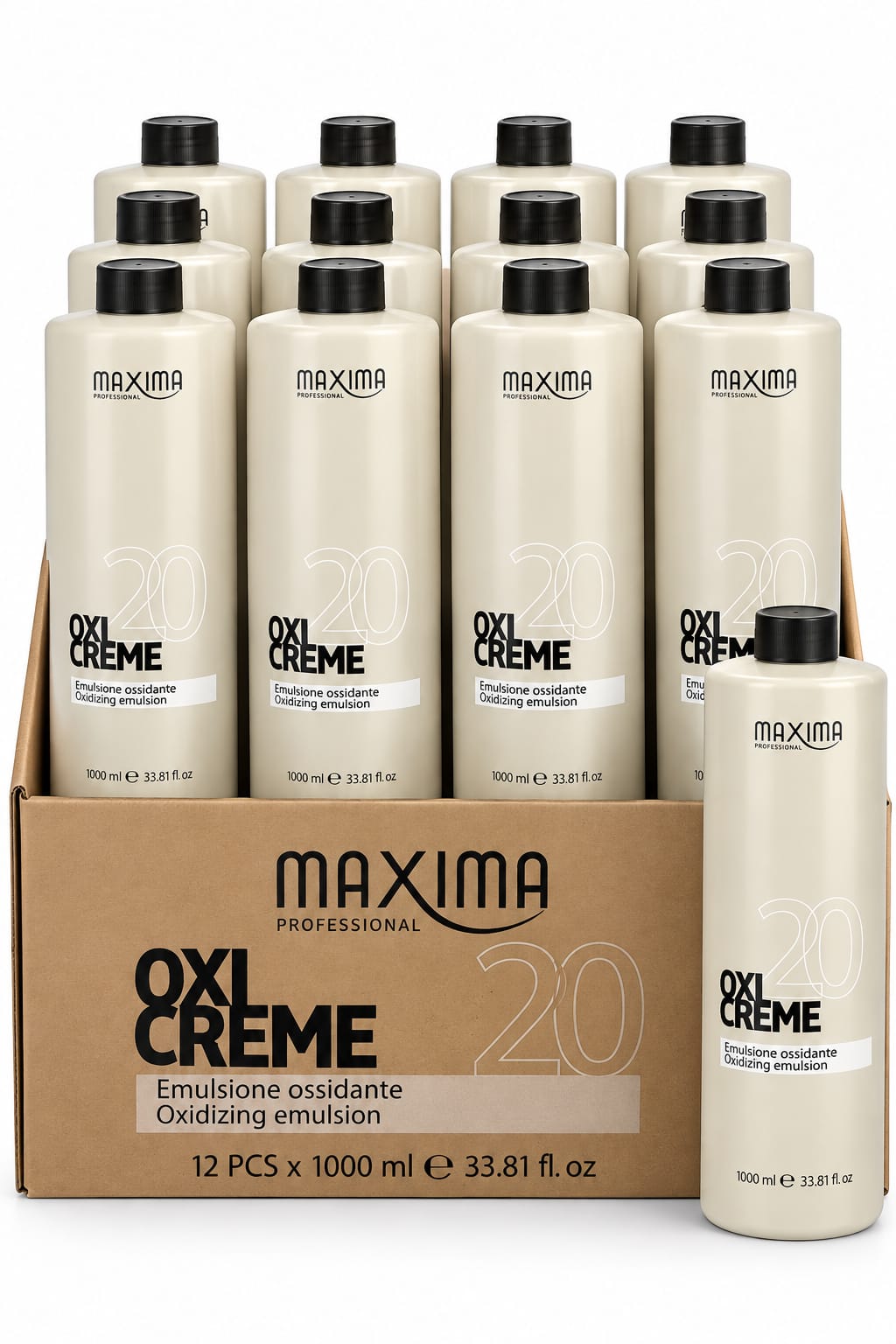 Maxima Oxicreme 20 Volume Oxidising Emulsion 1000ml – Professional Hair Colour Developer