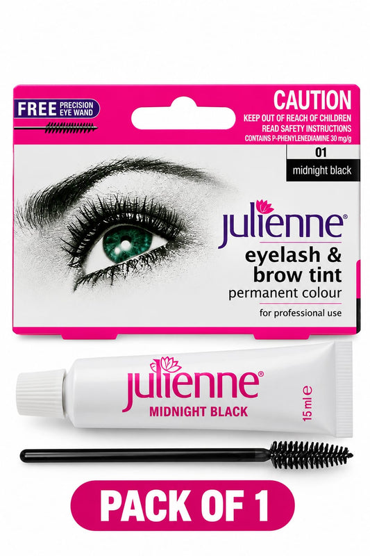 Julienne Eyelash &; Brow Tint Permanent Colour – Professional Tint