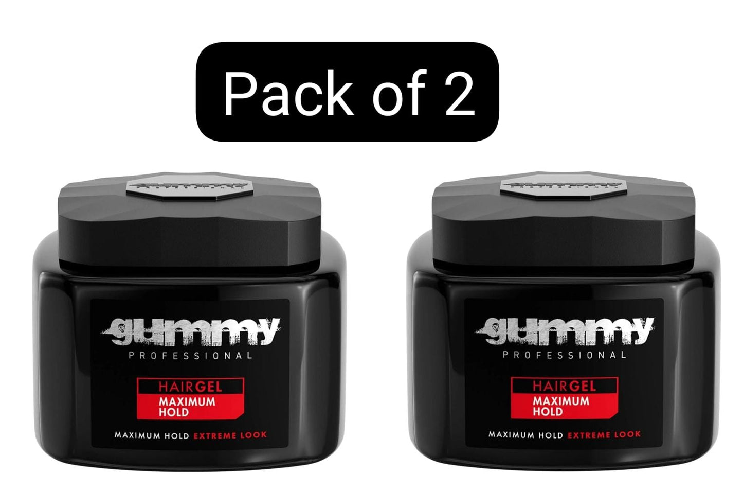 GUMMY GEL 220ml & 700ml Hair Professional Styling Large Fonex MAXIMUM HOLD Red