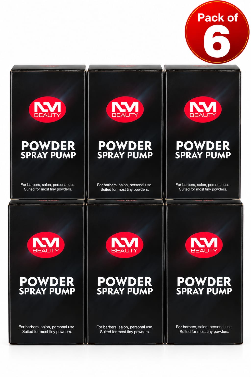 NM Beauty Powder Spray Pump – Fine Powder Applicator for Barber, Salon &amp; Personal Use