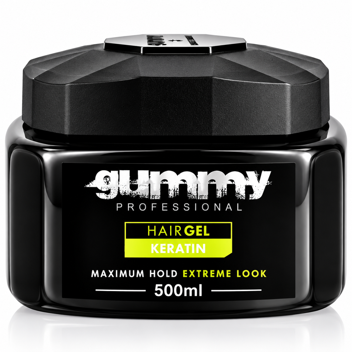 Gummy Professional Hair Gel Keratin 500ml – Maximum Hold Extreme Look Styling Gel 500ml