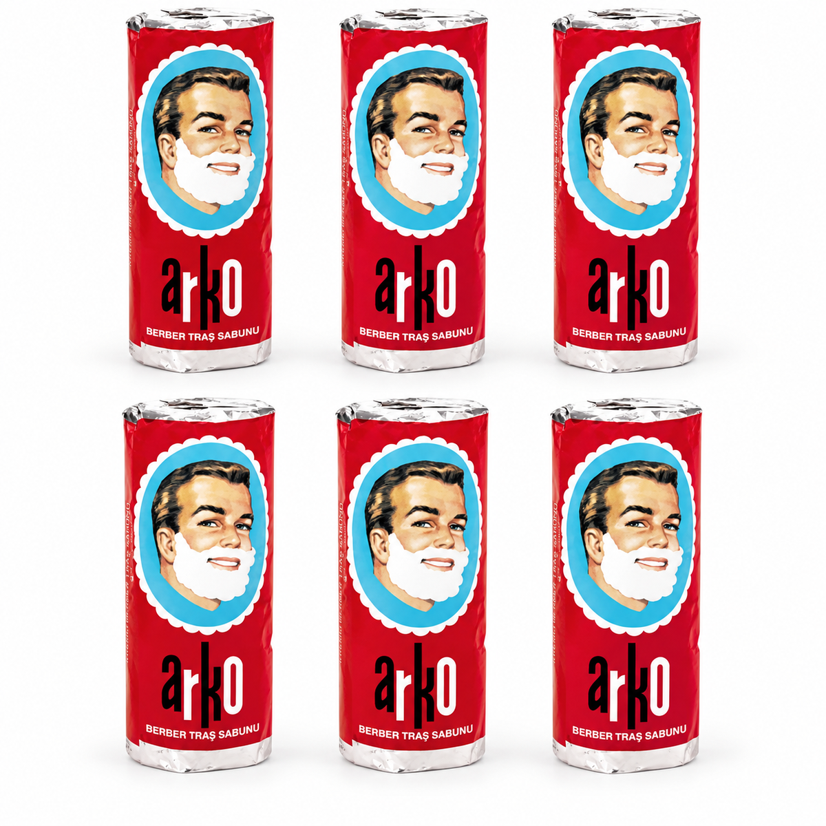Arko Barber Shaving Soap Stick 75g – Traditional Rich-Lather Shave Soap