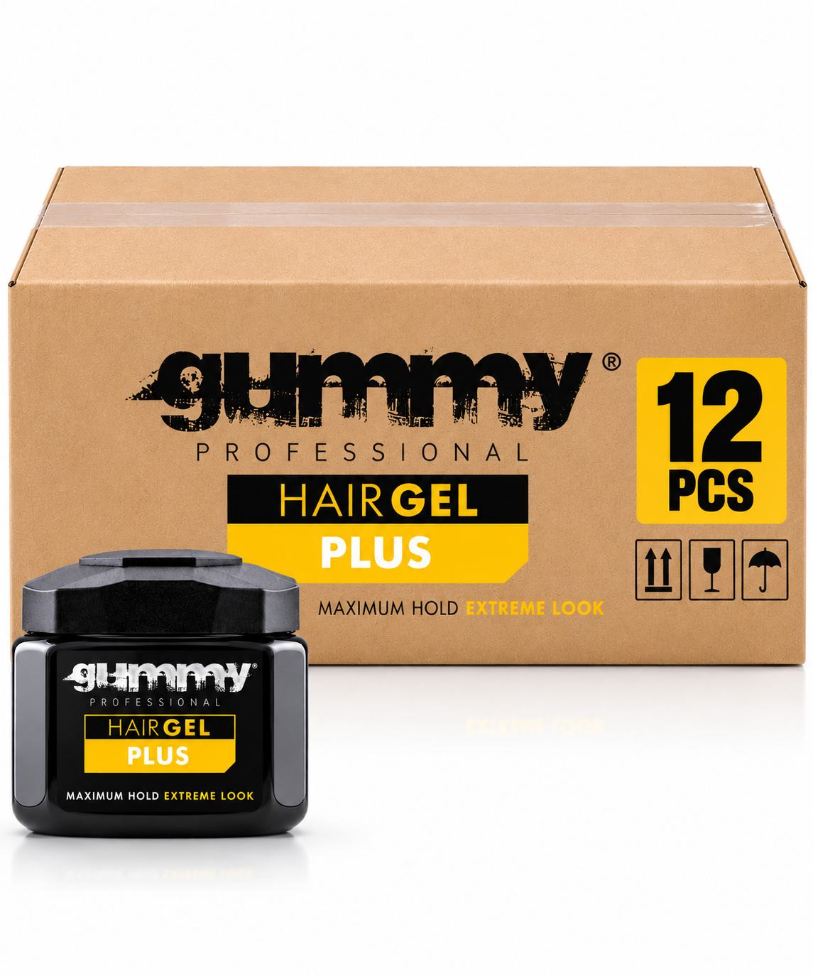 Gummy Professional Hair Gel Plus – Maximum Hold Extreme Look 700ml
