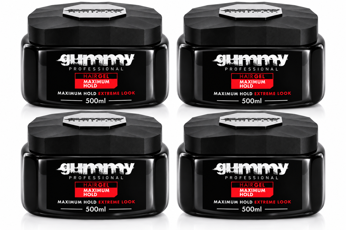 Gummy Professional Hair Gel Maximum Hold – Extreme Look Styling Gel 500ml