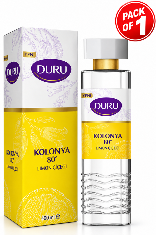 Duru Kolonya 80° Limon Çiçeği – Lemon Blossom Cologne 400ml