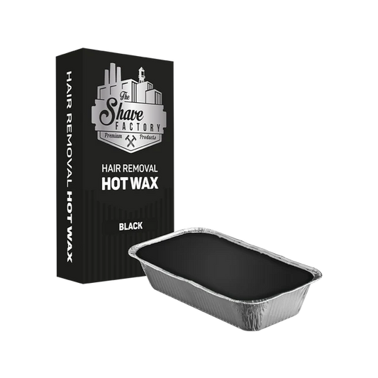 The Shave Factory Black Hot Wax – Hair Removal Wax Tray- Black