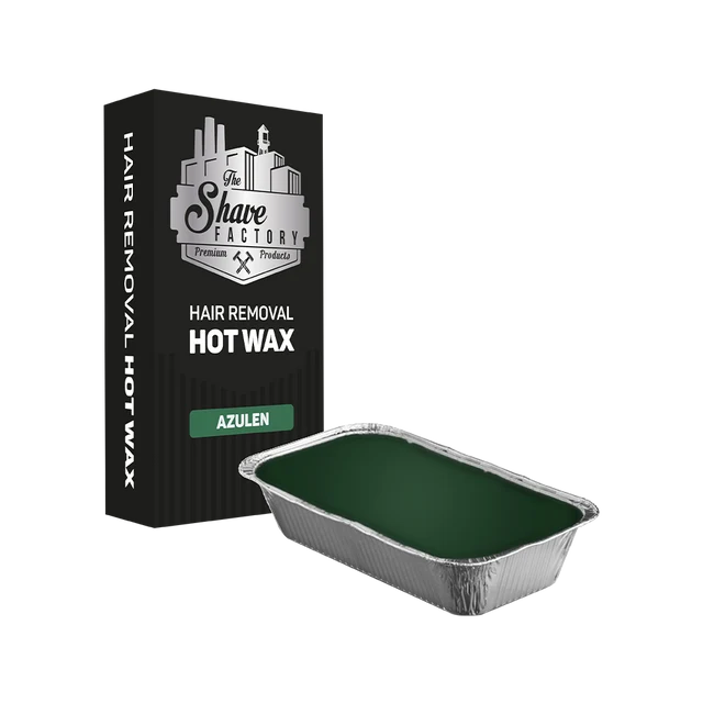 The Shave Factory Black Hot Wax – Hair Removal Wax Tray- Azulen
