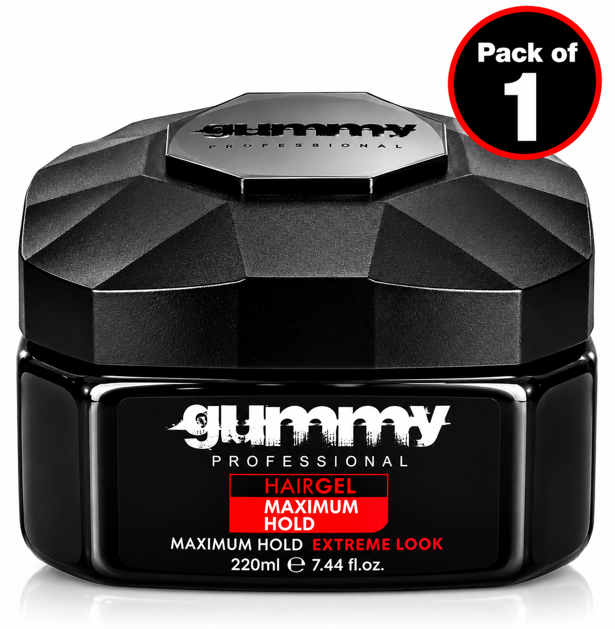 Gummy Professional Hair Gel Maximum Hold 220ml – Extreme Look Styling Gel