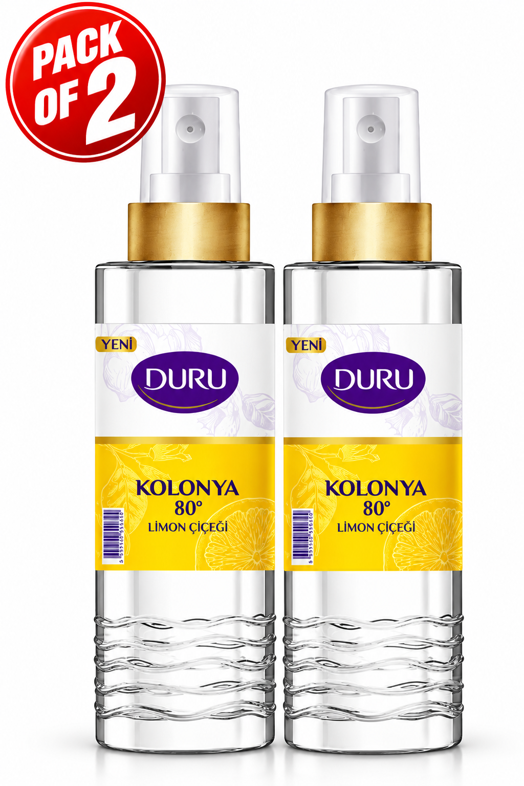 Duru Kolonya 80° Limon Çiçeği – Lemon Blossom Cologne 150ml