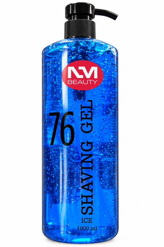 NM Beauty No. 76 Professional Shaving Gel Ice 1000ml – Cooling Transparent Shave Gel
