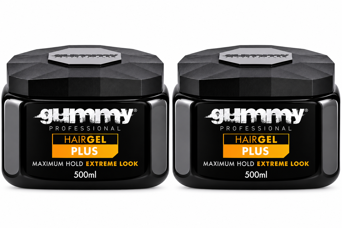 Gummy Professional Hair Gel Plus 500ml – Maximum Hold Extreme Look
