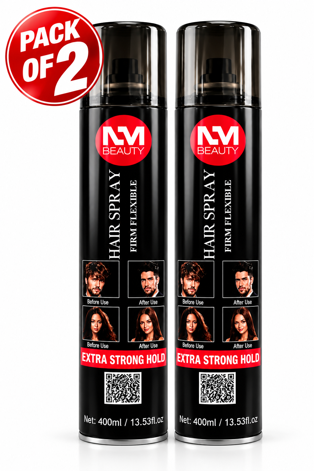 NM Beauty Professional Hair Spray 400ml – Extra Strong Hold