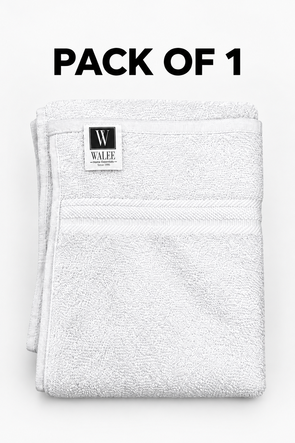 Walee Professional Salon &amp; Barber Towels – Soft, Absorbent and Reusable (White)