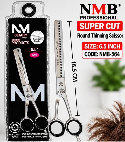 NMB Professional Super Cut Round Thinning Scissor – 6.5 Inch | NMB-564