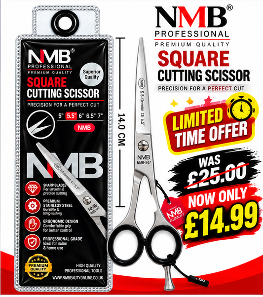NMB Professional Premium Square Cutting Scissor 5.5 Inch – NMB-547