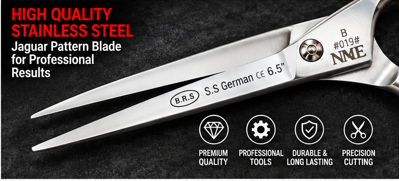 NMB Professional Supreme Cut Jaguar Pattern Cutting Scissor 6.5 Inch – NMB-569