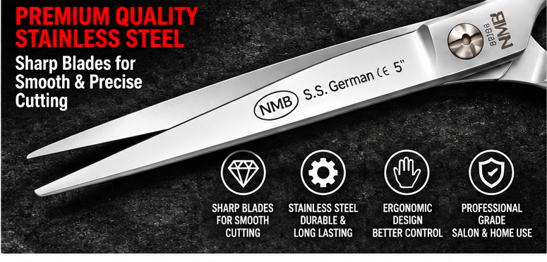 NMB Professional Premium Square Cutting Scissor 5 Inch – NMB-546